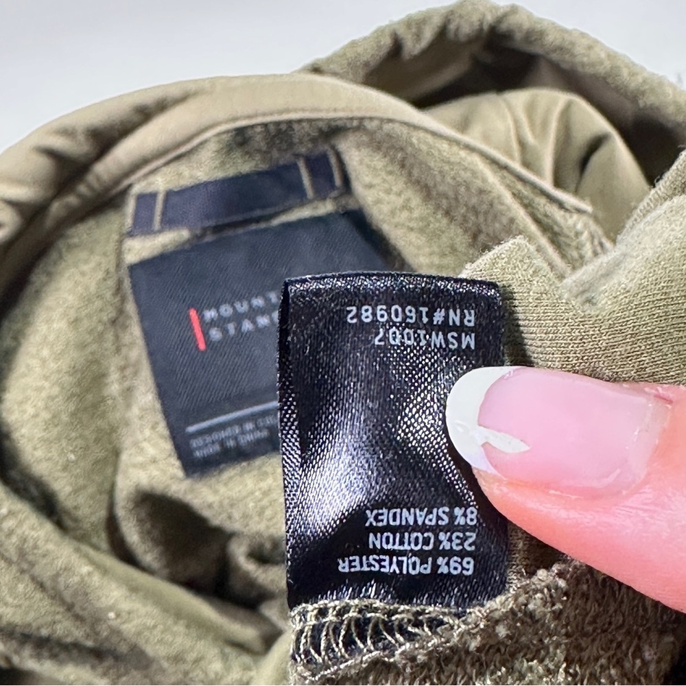 Mountain Standard hoodie outdoor pullover french terry utility olive XL - Picture 10 of 12